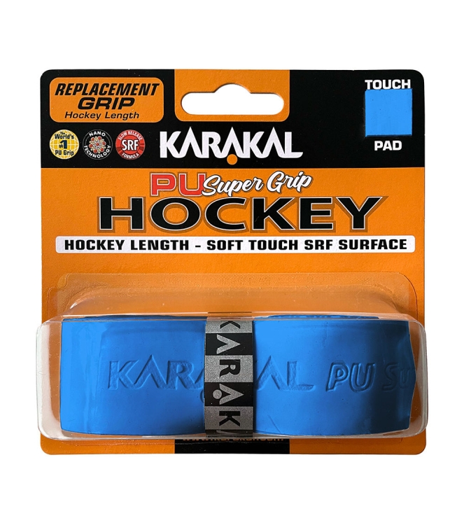 karakal karakal Hockey PU Super Grip XL Karakal blue 5032032160716 Blue karakal hockey accessoires 5032032160716 antraciet bij Leerentveldvrijetijd.nl