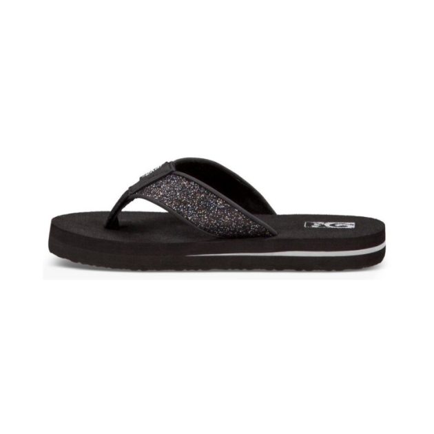 teva Mush II Slippers Kids Black Sparkle 110146