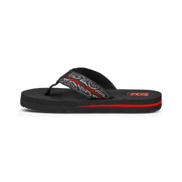 teva Mush II Slippers Kids Wood stripes Black 110150