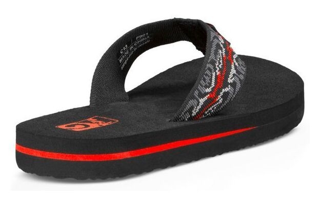 teva Mush II Slippers Kids Wood stripes Black 110150