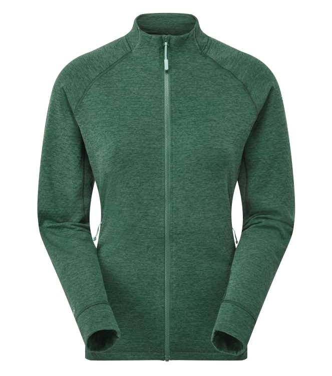 Rab Rab Nexus Jacket Wmns green slate QFF-73 Green Slate Rab fleeces en truien QFF-73 blauw bij Leerentveldvrijetijd.nl