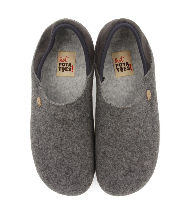 hot potatoes hot potatoes Hot Potatoes 92109 grey HP 92109 Grey hot potatoes sloffen HP 92109 lichtblauw bij Leerentveldvrijetijd.nl