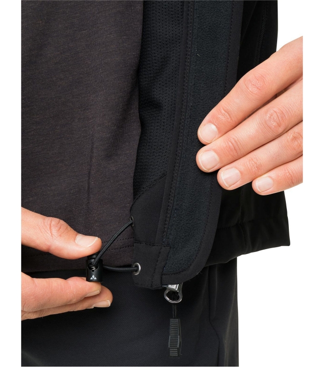 Vaude Vaude Me Cyclone Jacket VI black 42440 010 black Vaude jassen 42440 010 licht grijs bij Leerentveldvrijetijd.nl