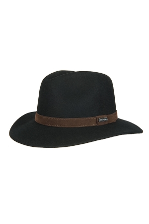 Hatland Hatland Midvale Crushable Hat BLACK/01 Hatland Hatland Midvale Crushable Hat BLACK/01