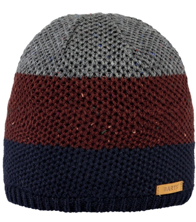 Barts Barts Asmund beanie navy 4553403 navy Barts wintersportkleding 4553403 antraciet bij Leerentveldvrijetijd.nl
