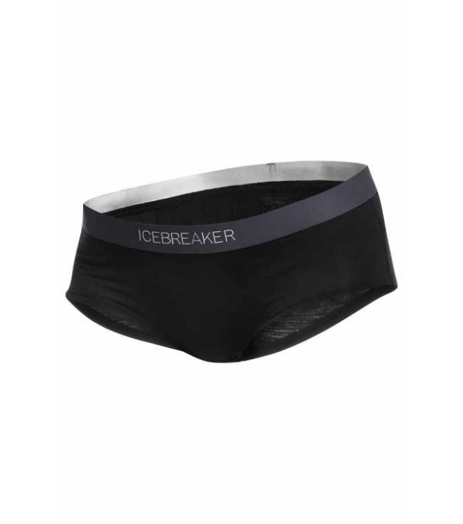 Icebreaker Icebreaker Sprite Hot Pants 150 Ultralite 001 black/panther 102113 001 Black/Panther Icebreaker wintersportkleding 102113 licht grijs bij Leerentveldvrijetijd.nl