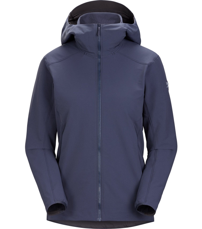 Arc'teryx Arc\'teryx Gamma Hoody W black sapphire X000007383 Black Sapphire Arc'teryx jassen X000007383 antraciet bij Leerentveldvrijetijd.nl