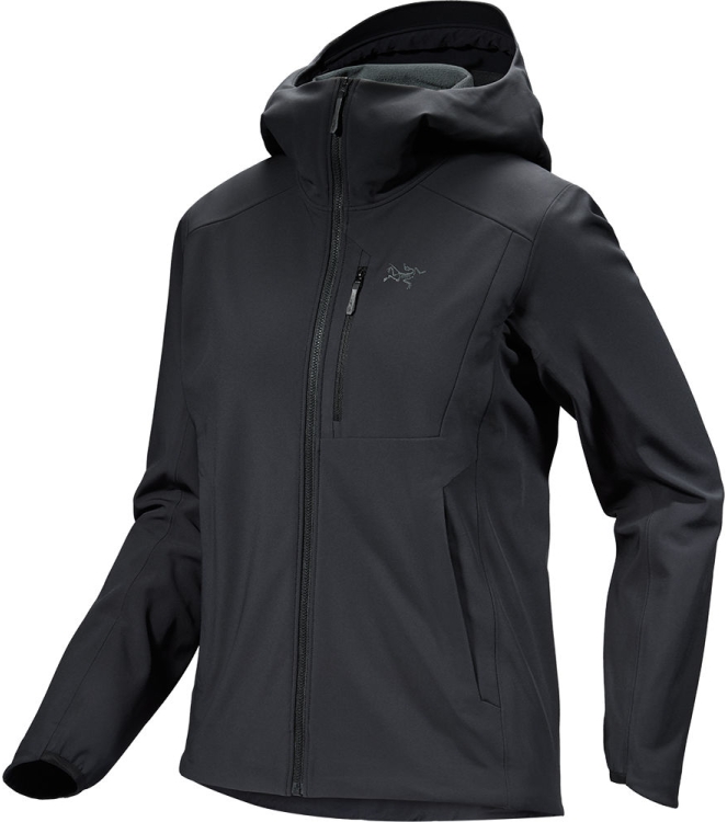 Arc'teryx Arc\'teryx Gamma Heavyweight Hoody W black X000007270 Black Arc'teryx jassen X000007270 licht grijs bij Leerentveldvrijetijd.nl