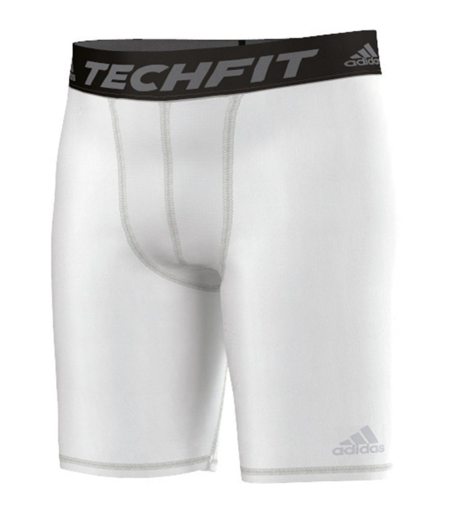 Adidas Adidas Techfit Base S Tight short white AJ5038 white Adidas hockeykleding AJ5038 roze bij Leerentveldvrijetijd.nl