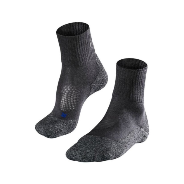 falke TK2 Explore Cool Short 3180_asphalt mel. 16154