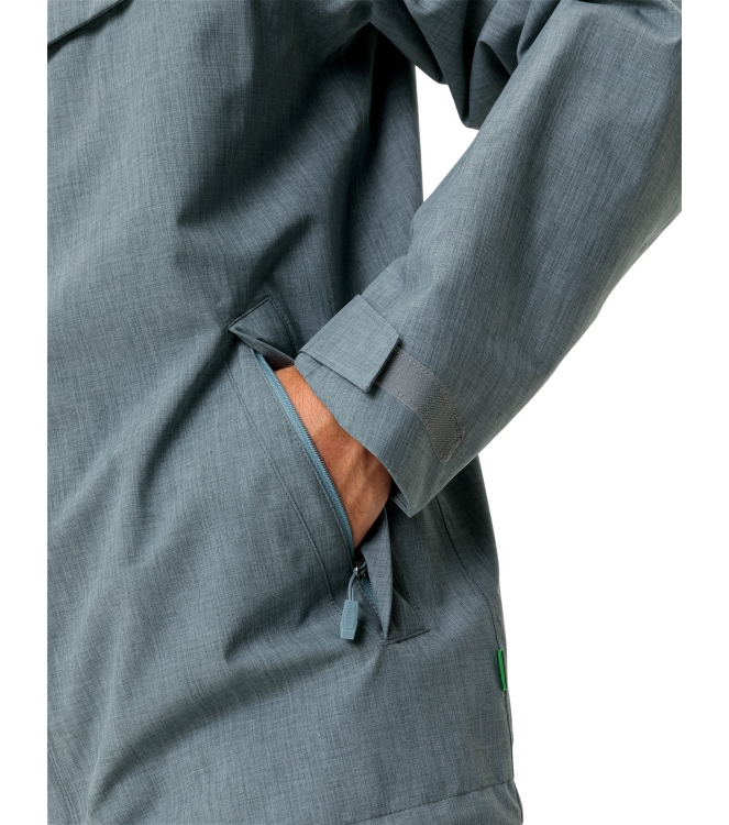 Vaude Vaude Men\'s Rosemoor Jacket II heron 43073 964 heron Vaude jassen 43073 964 lichtblauw bij Leerentveldvrijetijd.nl