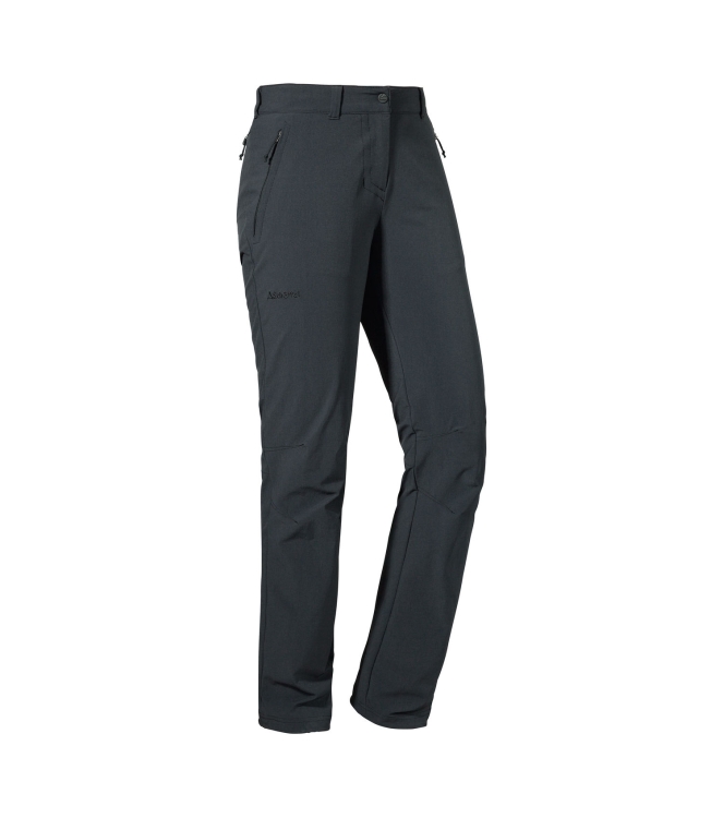 Schöffel Schöffel Pants Engadin1 Women 9990_black 12639 9990_Black Schöffel broeken 12639 licht grijs bij Leerentveldvrijetijd.nl