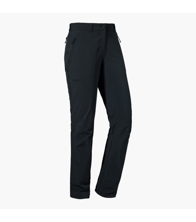 Schöffel Schöffel Pants Engadin1 Women 9990_black 12639 9990_Black Schöffel broeken 12639 licht grijs bij Leerentveldvrijetijd.nl