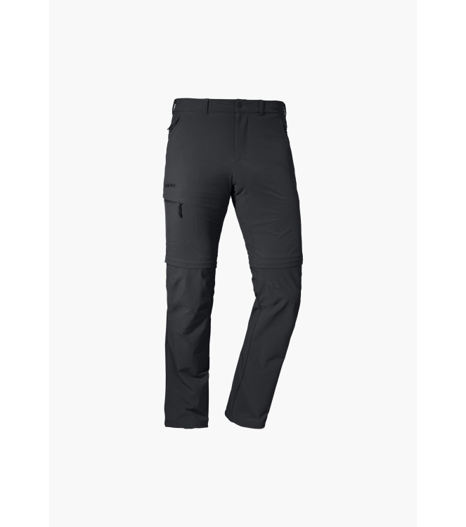 Schöffel Schöffel Pants Koper1 Zip Off 9990_black 22854 9990_Black Schöffel broeken 22854 licht grijs bij Leerentveldvrijetijd.nl