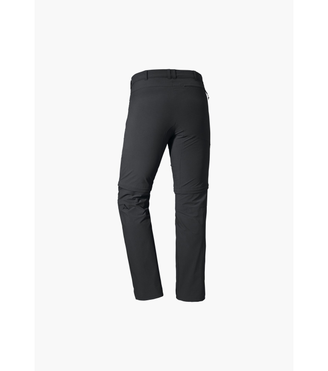 Schöffel Schöffel Pants Koper1 Zip Off 9990_black 22854 9990_Black Schöffel broeken 22854 licht grijs bij Leerentveldvrijetijd.nl