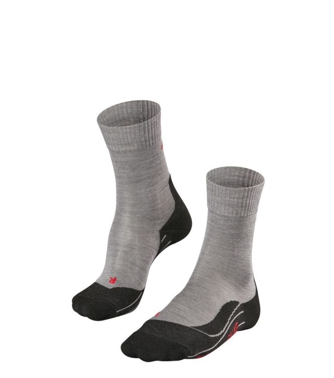 Falke Falke TK5 Wander Women 3403_light grey 16243 3403_light grey Falke wandelsokken 16243 lichtblauw bij Leerentveldvrijetijd.nl