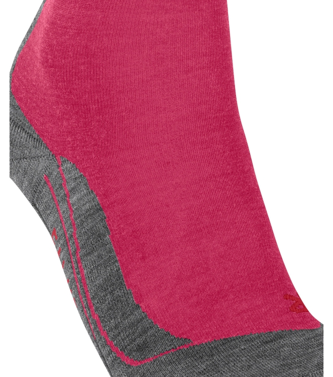 Falke Falke TK5 Wander Women 8560_rose/grey 16243 8560_rose/grey Falke wandelsokken 16243 turquoise bij Leerentveldvrijetijd.nl