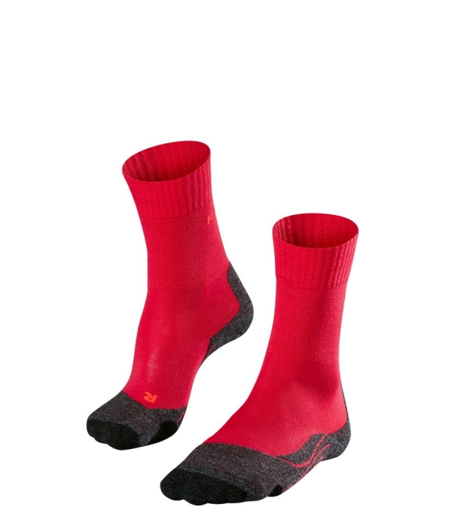 Falke Falke TK2 Explore Women 8564_rose 16445 8564_rose Falke wandelsokken 16445 ivoor bij Leerentveldvrijetijd.nl