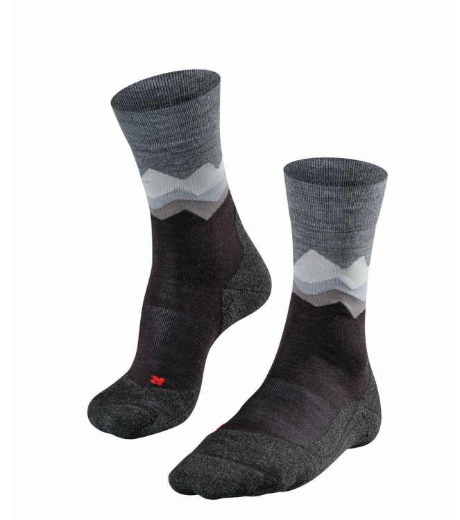 Falke Falke TK2 Explore 3003_black 16193 3003_black Falke wandelsokken 16193 licht grijs bij Leerentveldvrijetijd.nl