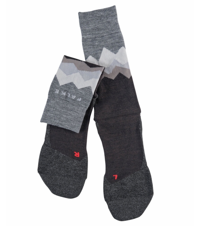 Falke Falke TK2 Explore 3003_black 16193 3003_black Falke wandelsokken 16193 licht grijs bij Leerentveldvrijetijd.nl