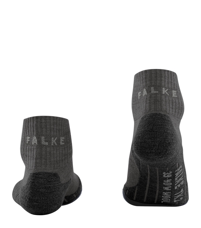 Falke Falke TK2 Explore Wool Short Women 3150_smog 16328 3150_smog Falke wandelsokken 16328 lichtblauw bij Leerentveldvrijetijd.nl