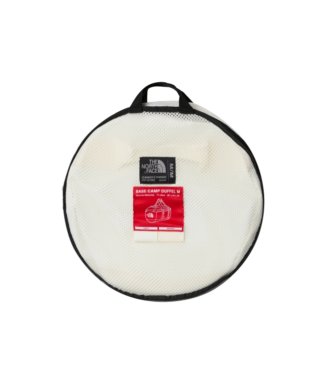 The North Face The North Face Base Camp Duffel Medium  ubo white dune-tnf white NF0A52SA UBO White Dune-Tnf White The North Face tassen NF0A52SA roze bij Leerentveldvrijetijd.nl