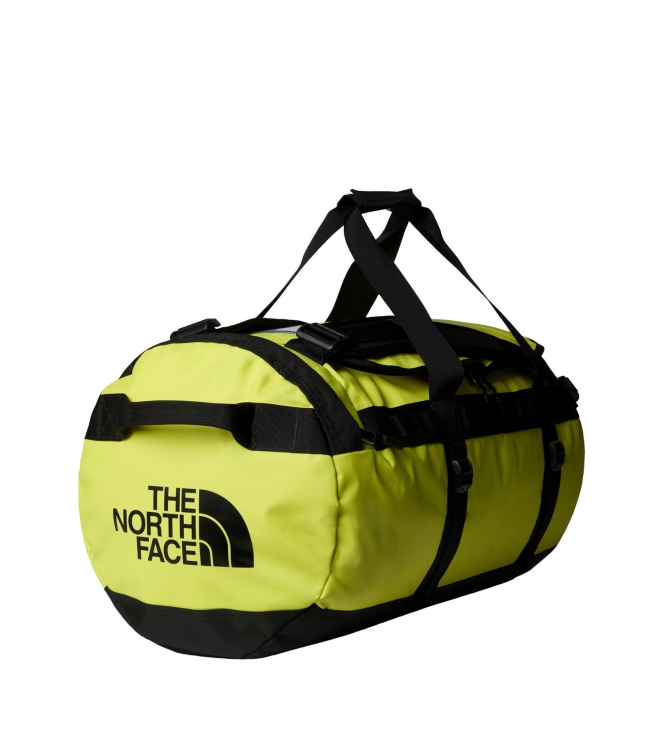 The North Face The North Face Base Camp Duffel Medium  c6t1 sulphur spring green-tnf black NF0A52SA C6T1 Sulphur Spring Green-TNF Black The North Face tassen NF0A52SA zwart bij Leerentveldvrijetijd.nl