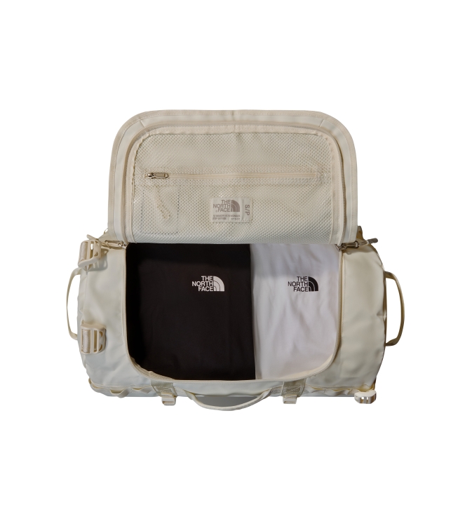 The North Face The North Face Base Camp Duffel Small ubo white dune-tnf white NF0A52ST UBO White Dune-Tnf White The North Face tassen NF0A52ST roze bij Leerentveldvrijetijd.nl