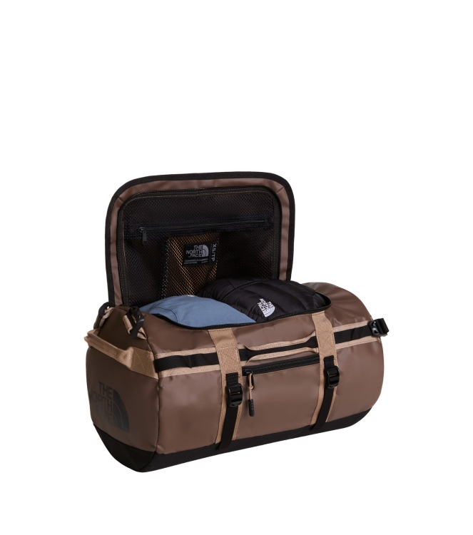 The North Face The North Face Base Camp Duffel XSmall xe7 smokey brown/tn NF0A52SS XE7 Smokey Brown/Tn The North Face tassen NF0A52SS oranje bij Leerentveldvrijetijd.nl