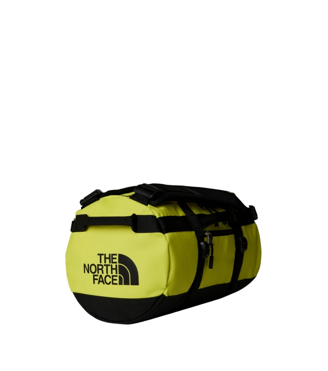 The North Face The North Face Base Camp Duffel XSmall c6t1 sulphur spring green-tnf black NF0A52SS C6T1 Sulphur Spring Green-TNF Black The North Face tassen NF0A52SS zwart bij Leerentveldvrijetijd.nl