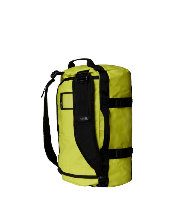 The North Face The North Face Base Camp Duffel XSmall c6t1 sulphur spring green-tnf black NF0A52SS C6T1 Sulphur Spring Green-TNF Black The North Face tassen NF0A52SS zwart bij Leerentveldvrijetijd.nl