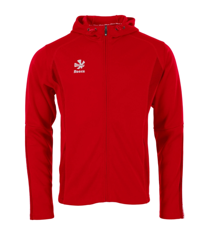 Reece Reece Shift Hooded Full Zip Top 6000_red 808011 6000_Red Reece hockeykleding 808011 geel bij Leerentveldvrijetijd.nl