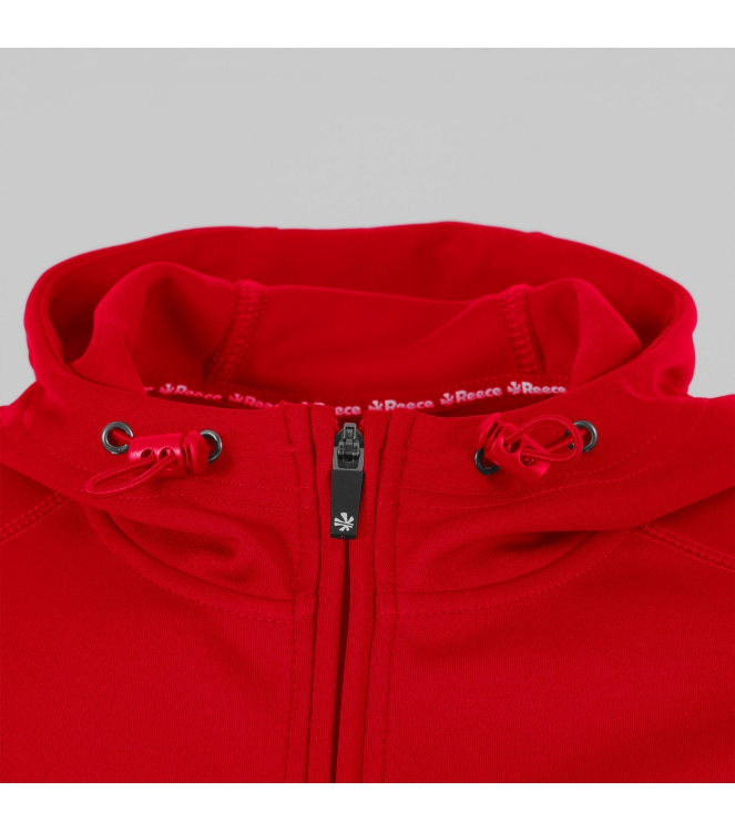 Reece Reece Shift Hooded Full Zip Top 6000_red 808011 6000_Red Reece hockeykleding 808011 geel bij Leerentveldvrijetijd.nl