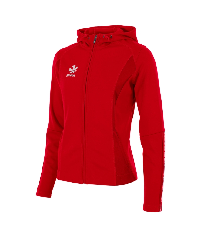 Reece Reece Shift Hooded Full Zip Top Ladies 6000_red 808661 6000_Red Reece hockeykleding 808661 geel bij Leerentveldvrijetijd.nl