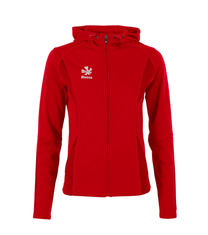 Reece Reece Shift Hooded Full Zip Top Ladies 6000_red 808661 6000_Red Reece hockeykleding 808661 geel bij Leerentveldvrijetijd.nl