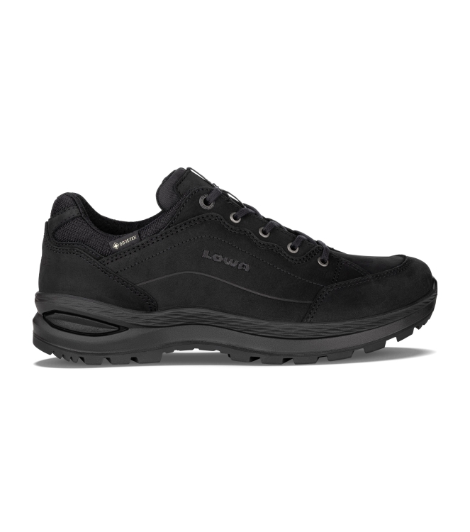 Lowa Lowa Renegade Evo GTX Lo Ws 9999 black/black LM321867 9999 black/black Lowa wandelschoenen LM321867 licht grijs bij Leerentveldvrijetijd.nl