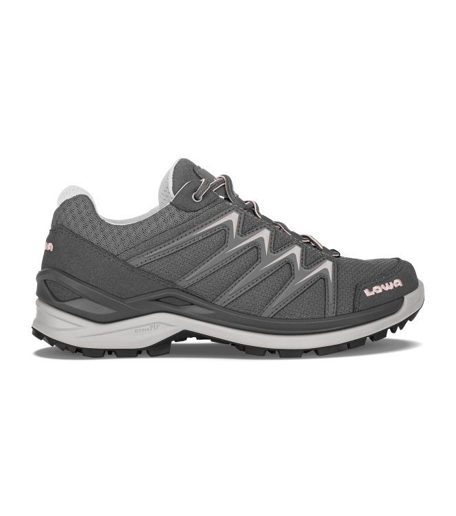 Lowa Lowa Innox Pro GTX Lo Ws 9707 anthracite/rose LM321709 9707 anthracite/rose Lowa wandelschoenen LM321709 zwart combinatie bij Leerentveldvrijetijd.nl