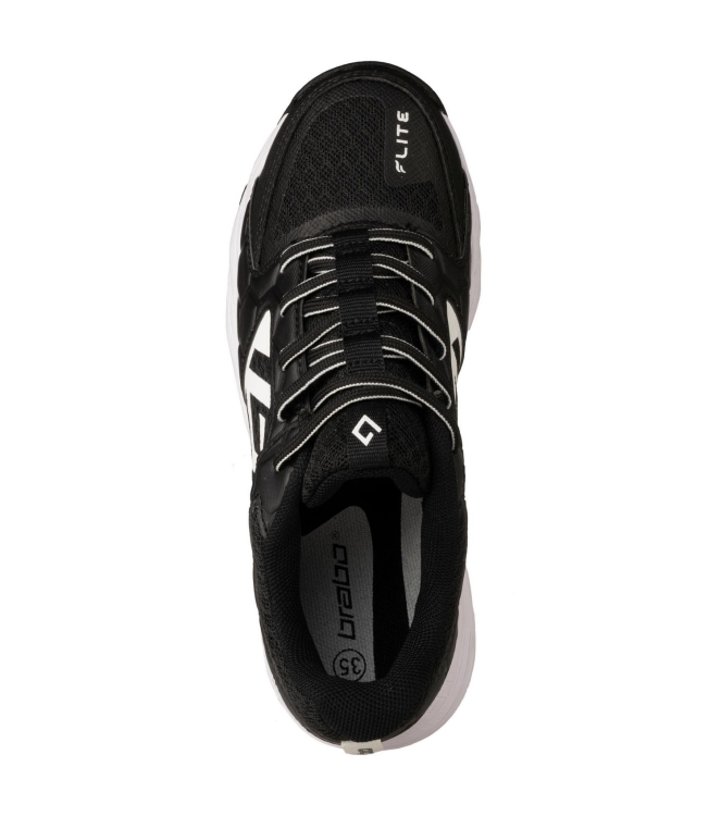 Brabo Brabo BF1033A Brabo Shoe Tribute bk/wh 316.41033.010 Bk/Wh Brabo hockeyschoenen 316.41033.010 licht grijs bij Leerentveldvrijetijd.nl