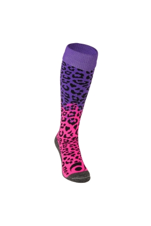 Brabo Brabo BC8450E Socks Cheetah Pink/Purple