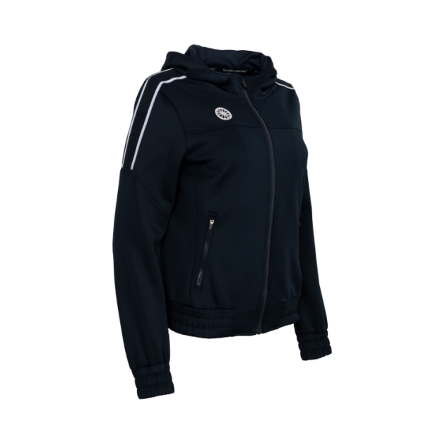 The Indian Maharadja Jaipur Women Performance Hooded Jacket navy T030312