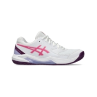 asics Gel-Dedicate 8 Padel 100_White/Dragon Fruit 1042A241