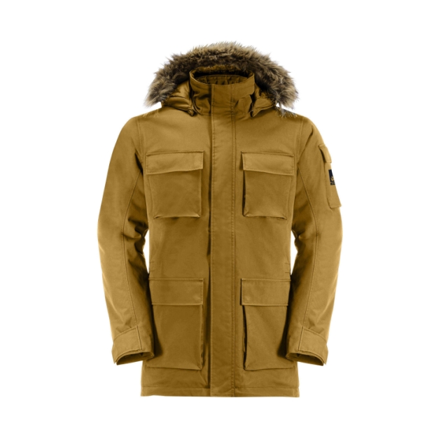 jack-wolfskin Glacier Canyon Parka M0042_Mustard 1107674