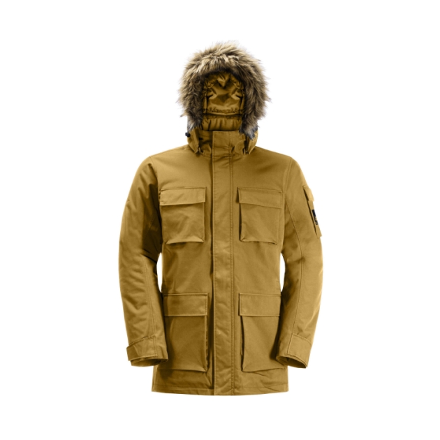 jack-wolfskin Glacier Canyon Parka M0042_Mustard 1107674