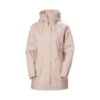 Helly Hansen W Victoria Mid Length Raincoat Pink Cloud 53914_094