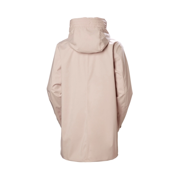 Helly Hansen W Victoria Mid Length Raincoat Pink Cloud 53914_094