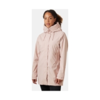Helly Hansen W Victoria Mid Length Raincoat Pink Cloud 53914_094