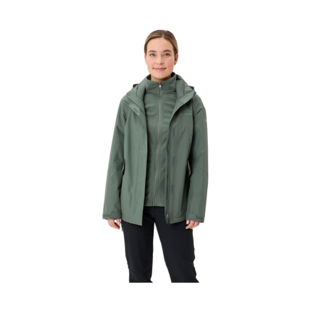 vaude Women's Rosemoor 3in1 Jacket II 123_Agave 46283