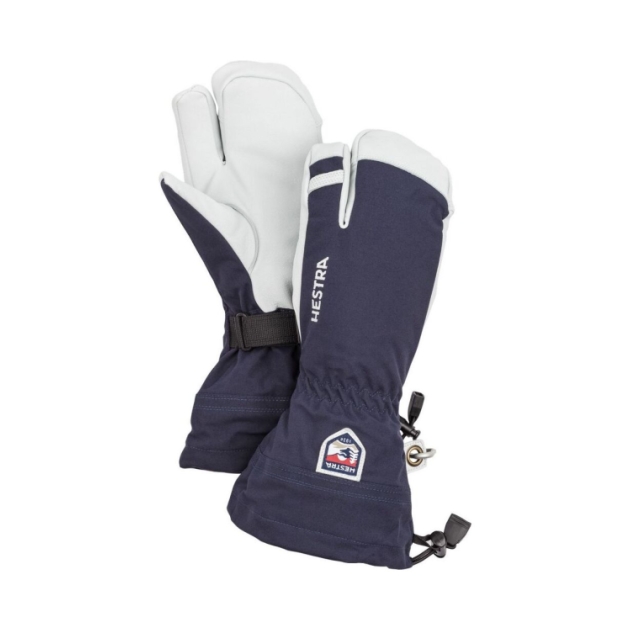 hestra Army Leather Heli Ski - 3 finger 280_Navy 30572
