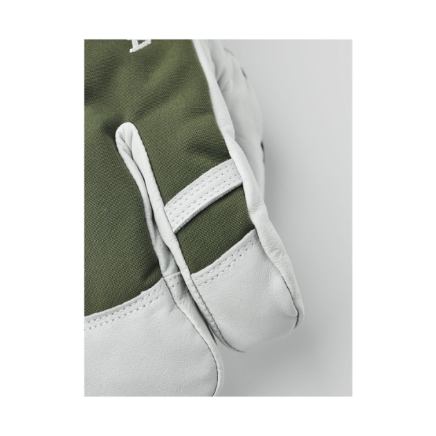 hestra Army Leather Heli Ski - 3 finger 870_Olive 30572