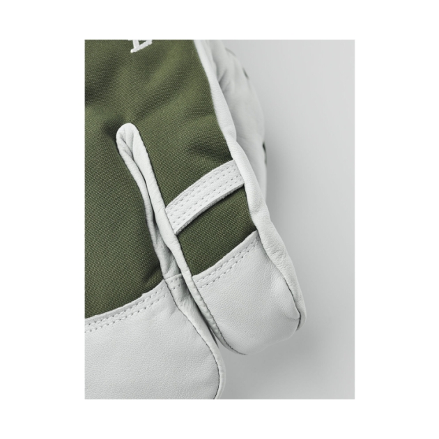 hestra Army Leather Heli Ski - 3 finger 870_Olive 30572